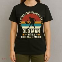 Cool Pickleball Art For Paddle Pickleball Player T-Shirt thumb 4
