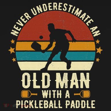 Cool Pickleball Art For Paddle Pickleball Player Flat Bill Trucker Hat