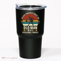 Cool Pickleball Art For Paddle Pickleball Player Tumbler thumb 0