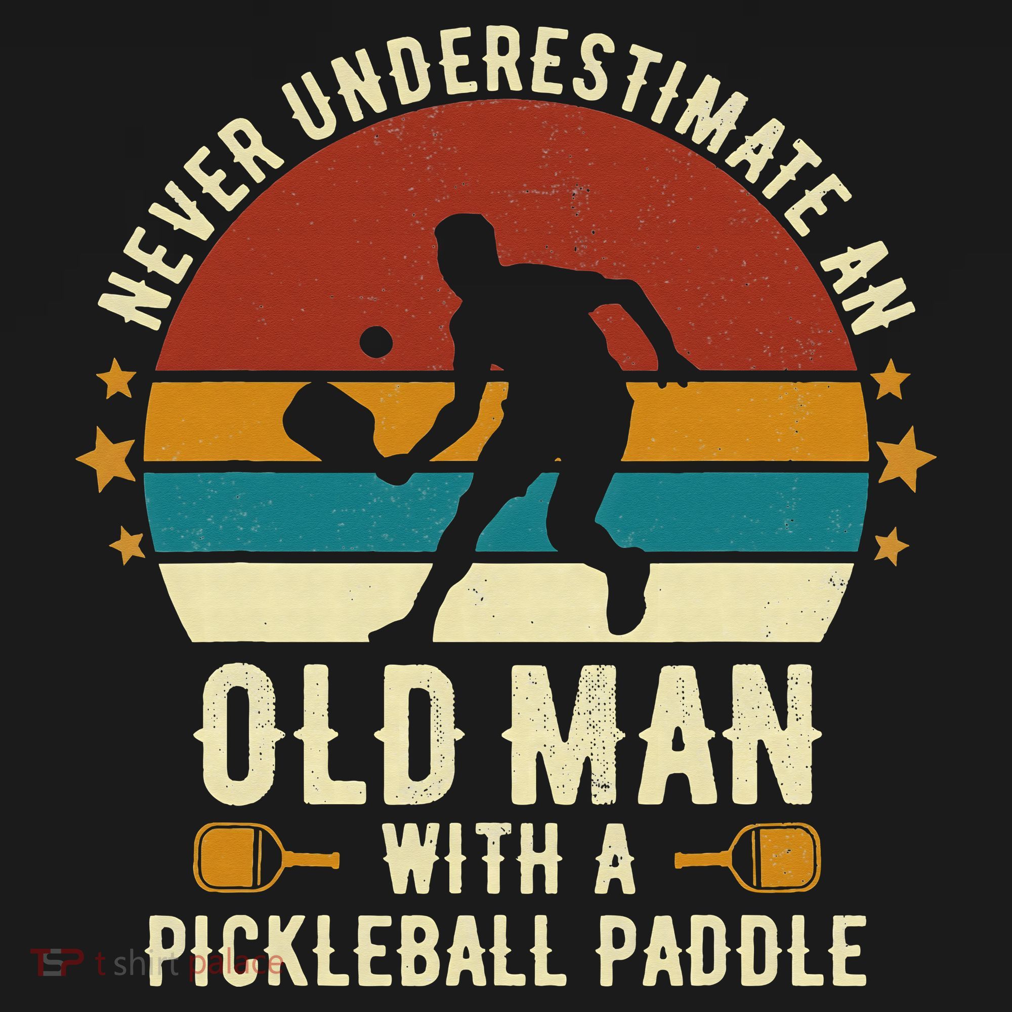 Cool Pickleball Art For Paddle Pickleball Player Mousepad