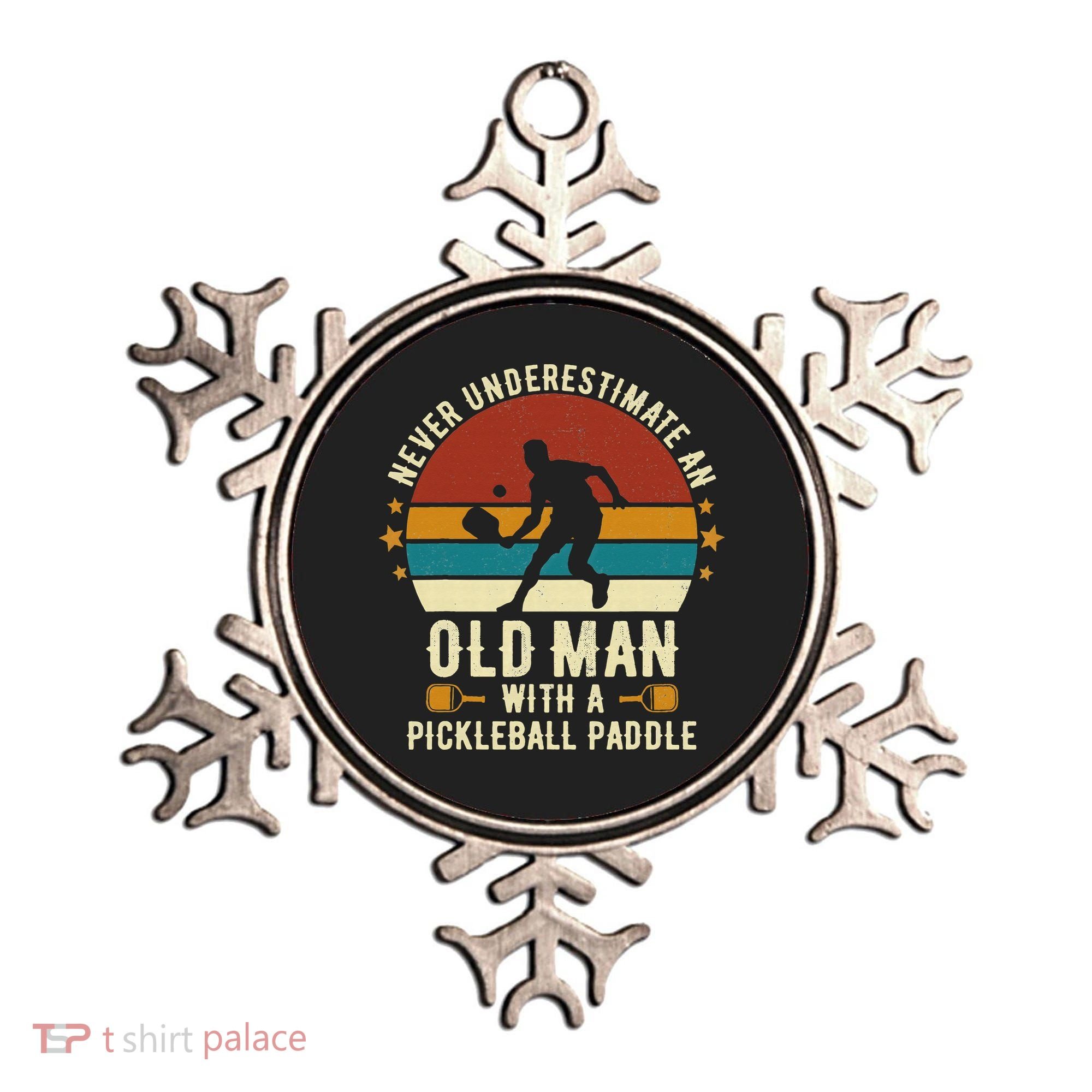 Cool Pickleball Art For Paddle Pickleball Player Ornament