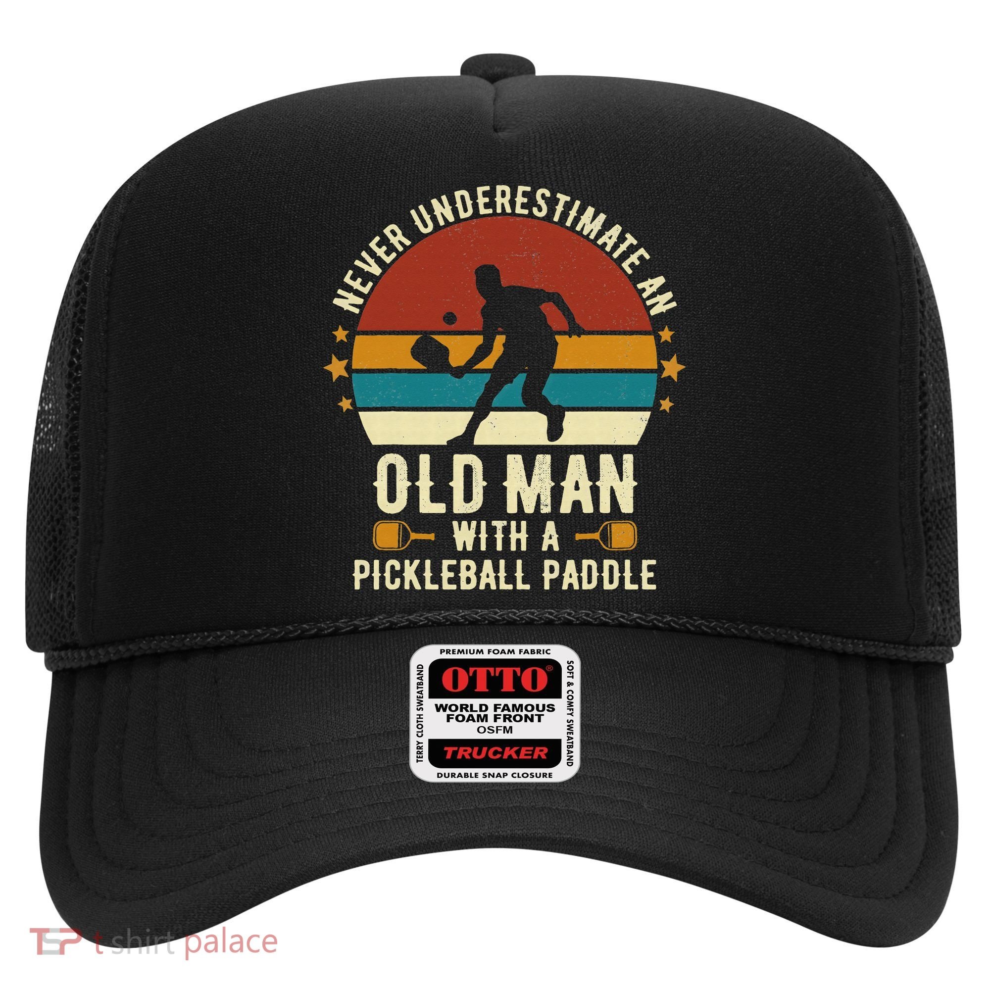 Cool Pickleball Art For Paddle Pickleball Player Hat