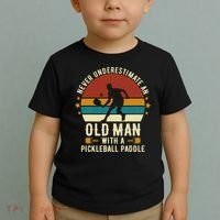 Cool Pickleball Art For Paddle Pickleball Player Toddler T-Shirt thumb 2