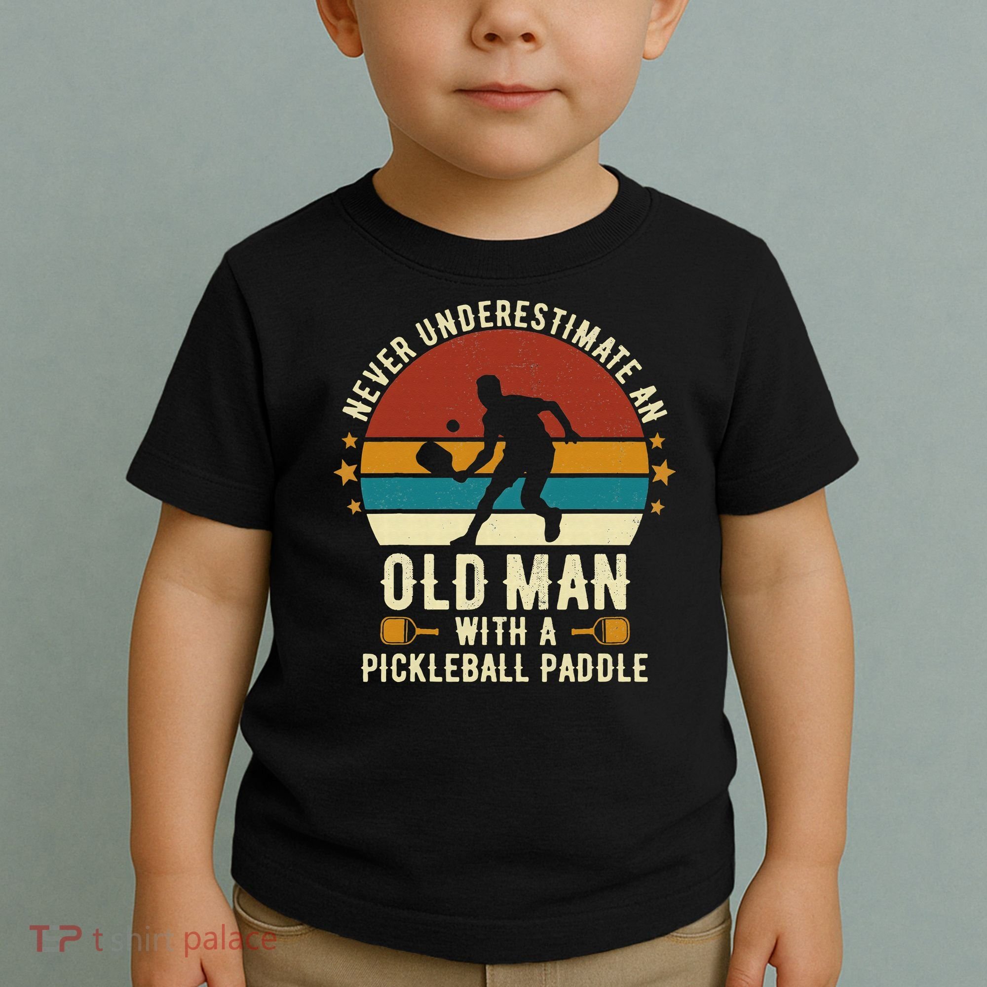Cool Pickleball Art For Paddle Pickleball Player Toddler T-Shirt
