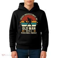 Cool Pickleball Art For Paddle Pickleball Player Kids Hoodie thumb 4