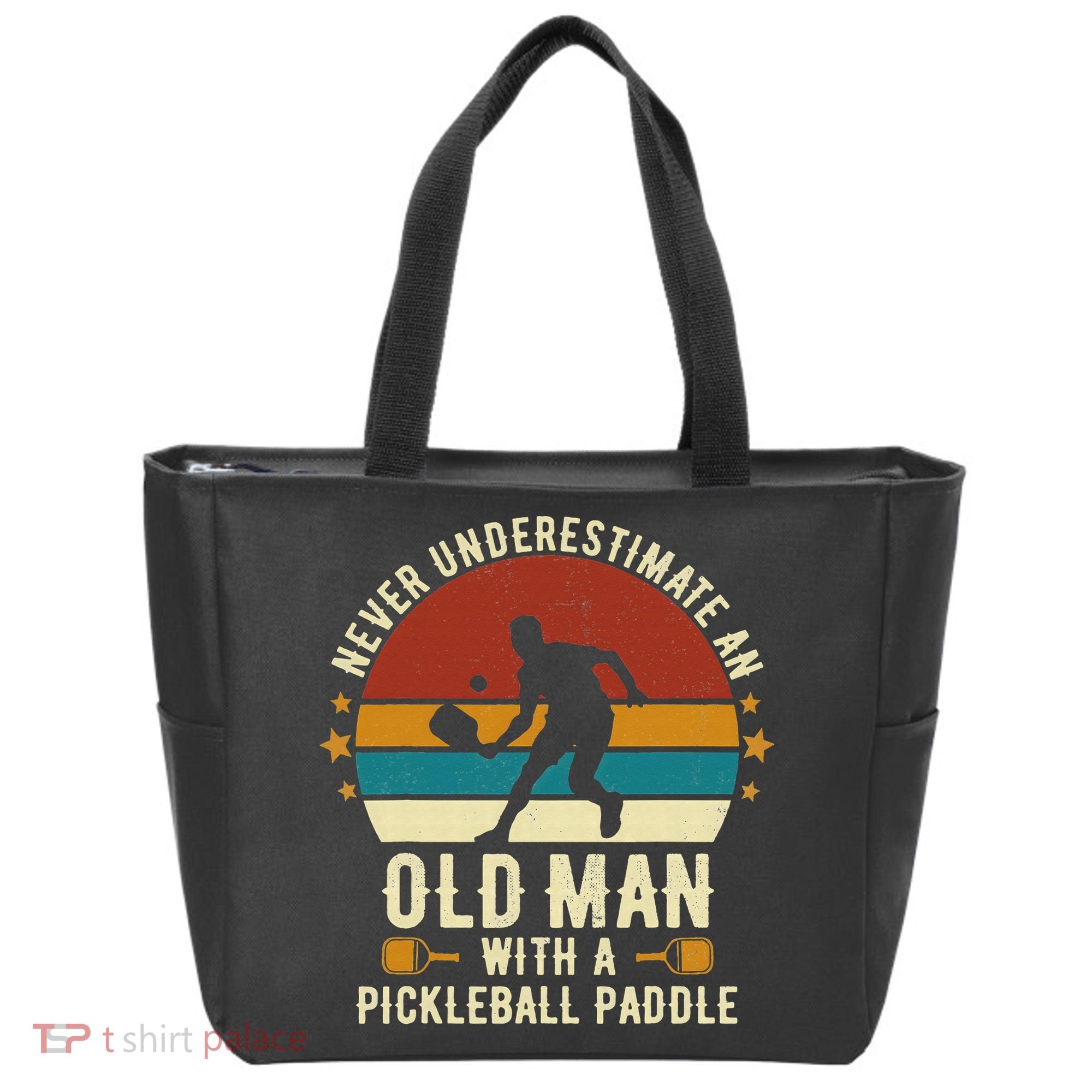 Cool Pickleball Art For Paddle Pickleball Player Tote Bag
