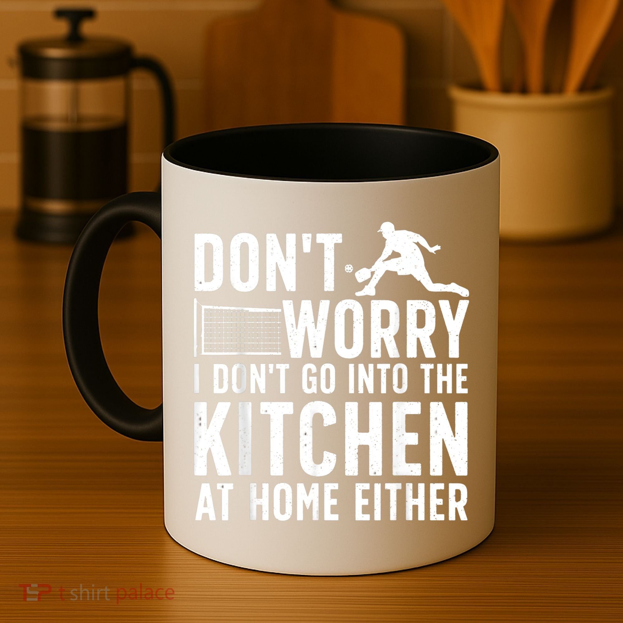 Cool Pickleball Art For Men Women Kitchen Pickle Ball Player Coffee Mug