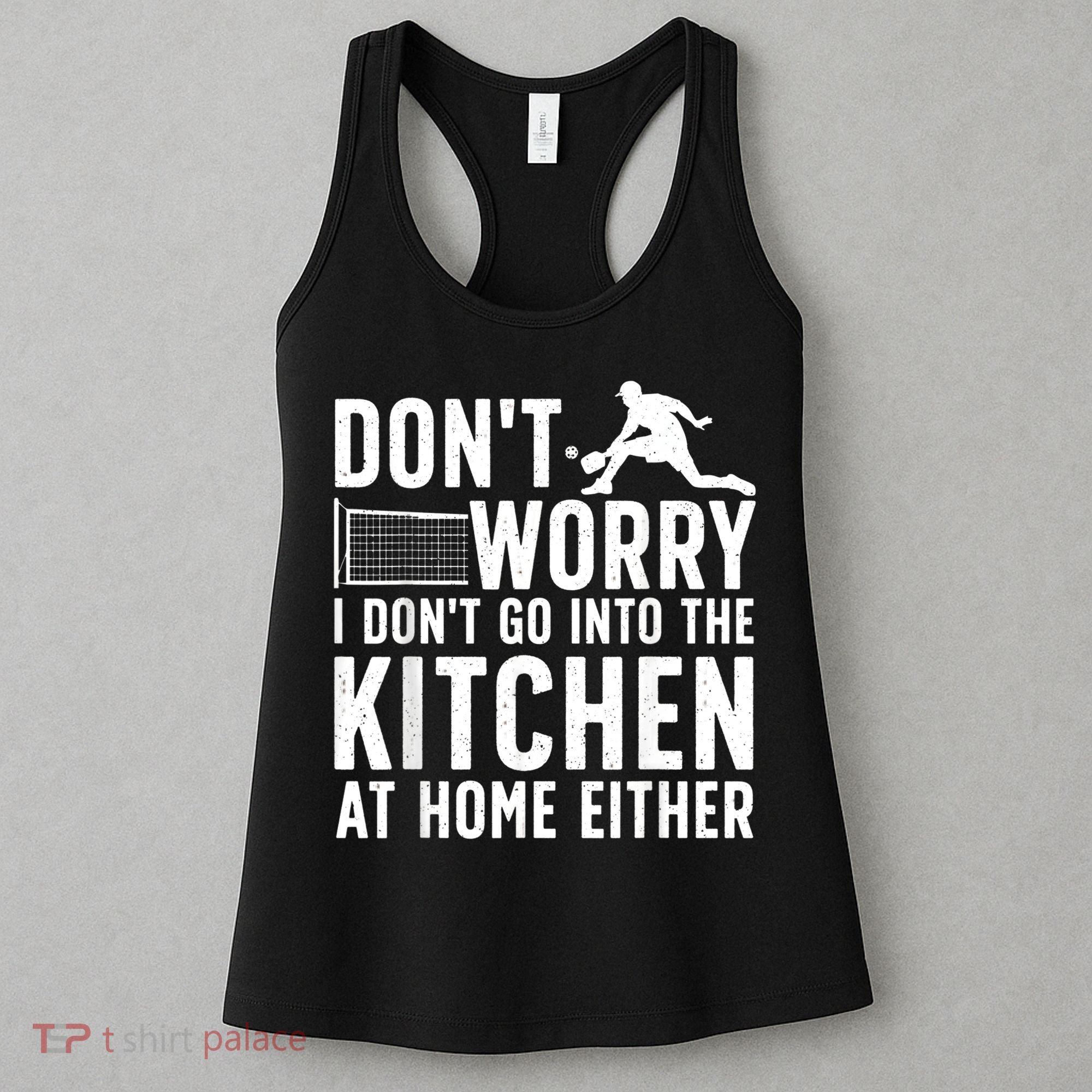 Cool Pickleball Art For Men Women Kitchen Pickle Ball Player Women's Tank Top