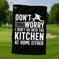Cool Pickleball Art For Men Women Kitchen Pickle Ball Player Golf Towel thumb 1