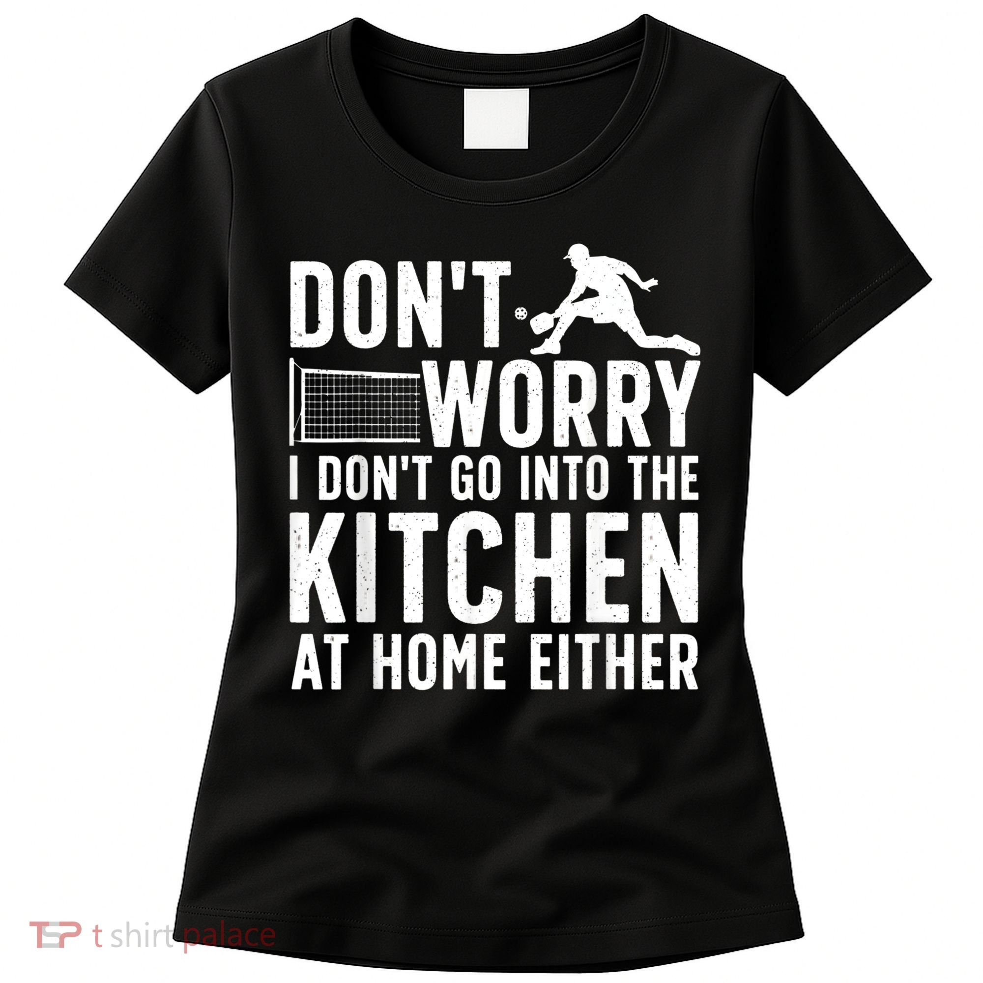Cool Pickleball Art For Men Women Kitchen Pickle Ball Player Women's T-Shirt