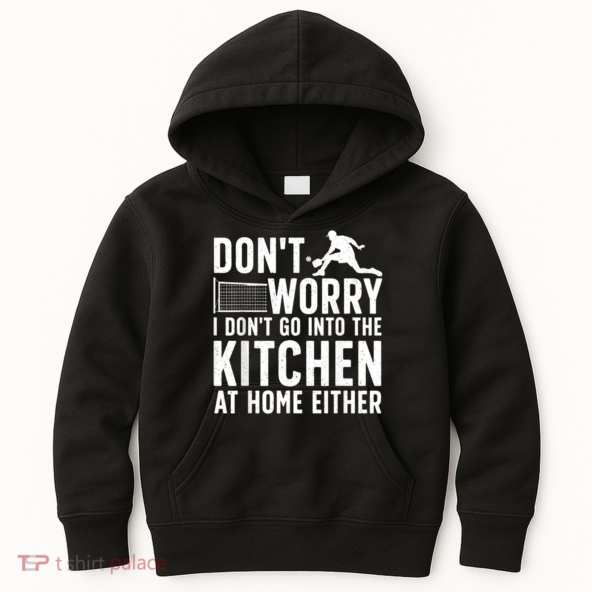 Cool Pickleball Art For Men Women Kitchen Pickle Ball Player Kids Hoodie