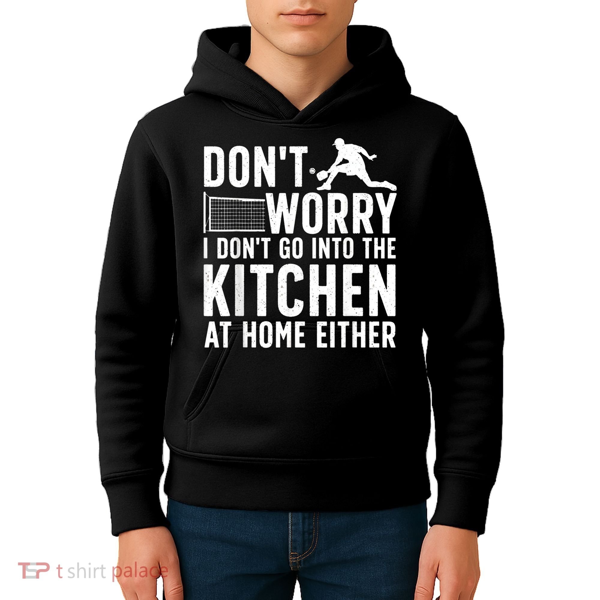 Cool Pickleball Art For Men Women Kitchen Pickle Ball Player Kids Hoodie