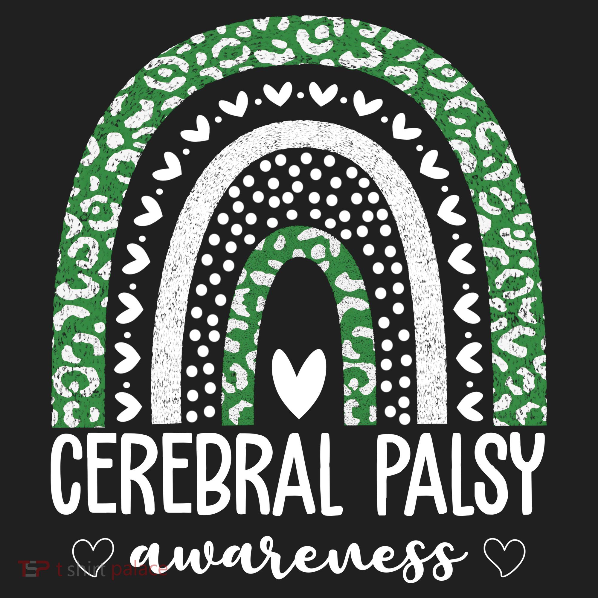 Cerebral Palsy Awareness Rainbow Heart Women's Sweatshirt
