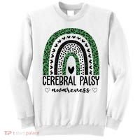 Cerebral Palsy Awareness Rainbow Heart Sweatshirt thumb 0