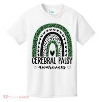Cerebral Palsy Awareness Rainbow Heart Kids T-Shirt thumb 0