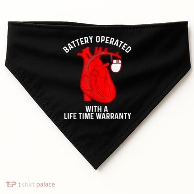 Cool Pacemaker Art For Men Women Artificial Heart Pacemaker USA-Made Doggie Bandana