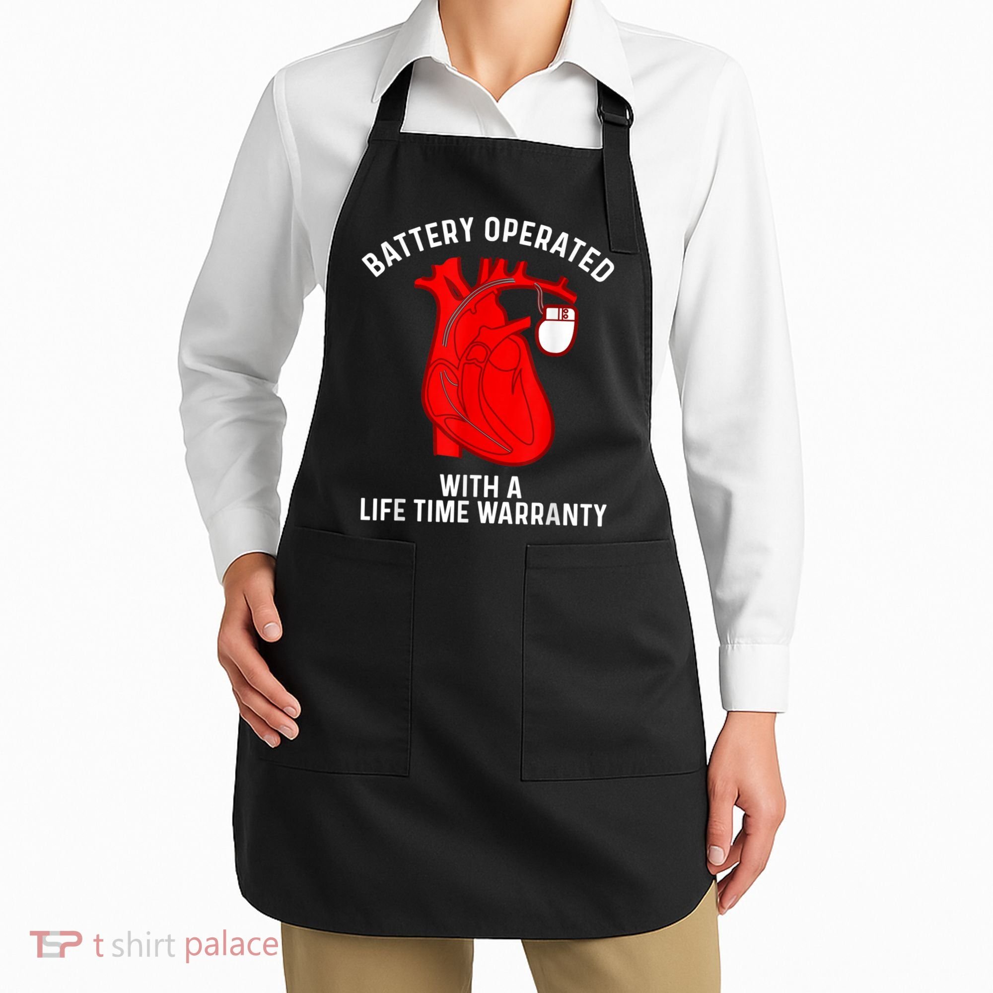 Cool Pacemaker Art For Men Women Artificial Heart Pacemaker Apron