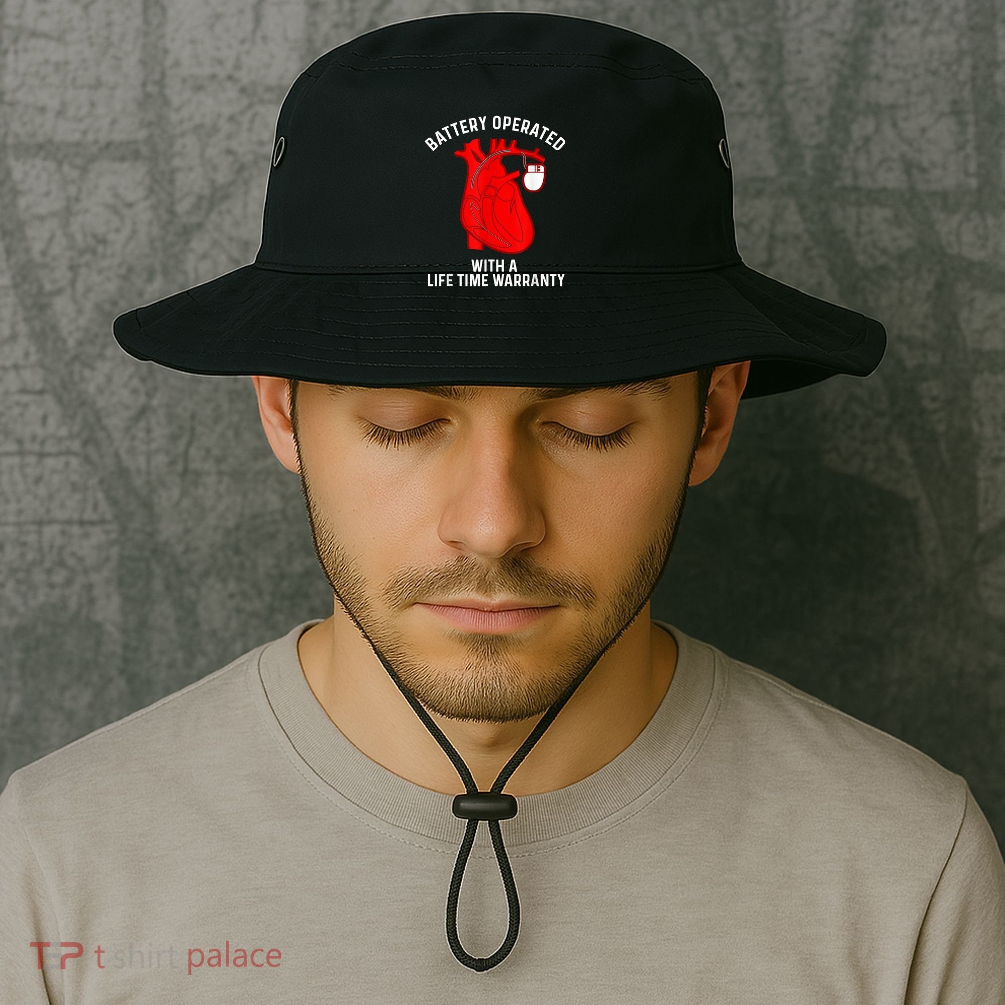 Cool Pacemaker Art For Men Women Artificial Heart Pacemaker Bucket Hat
