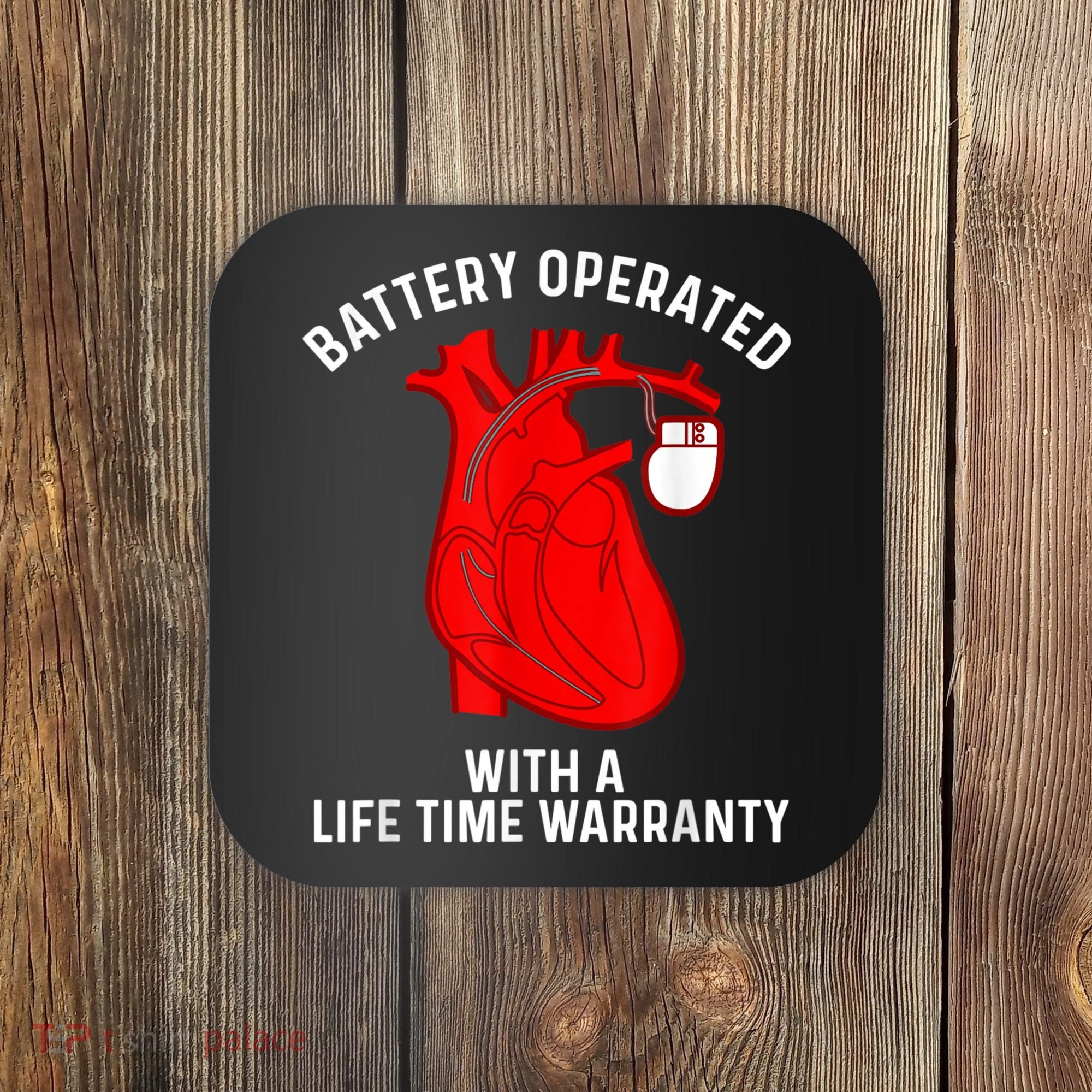 Cool Pacemaker Art For Men Women Artificial Heart Pacemaker Coaster
