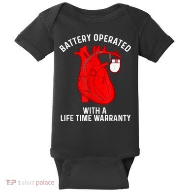 Cool Pacemaker Art For Men Women Artificial Heart Pacemaker Baby Bodysuit