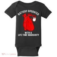 Cool Pacemaker Art For Men Women Artificial Heart Pacemaker Baby Bodysuit thumb 0