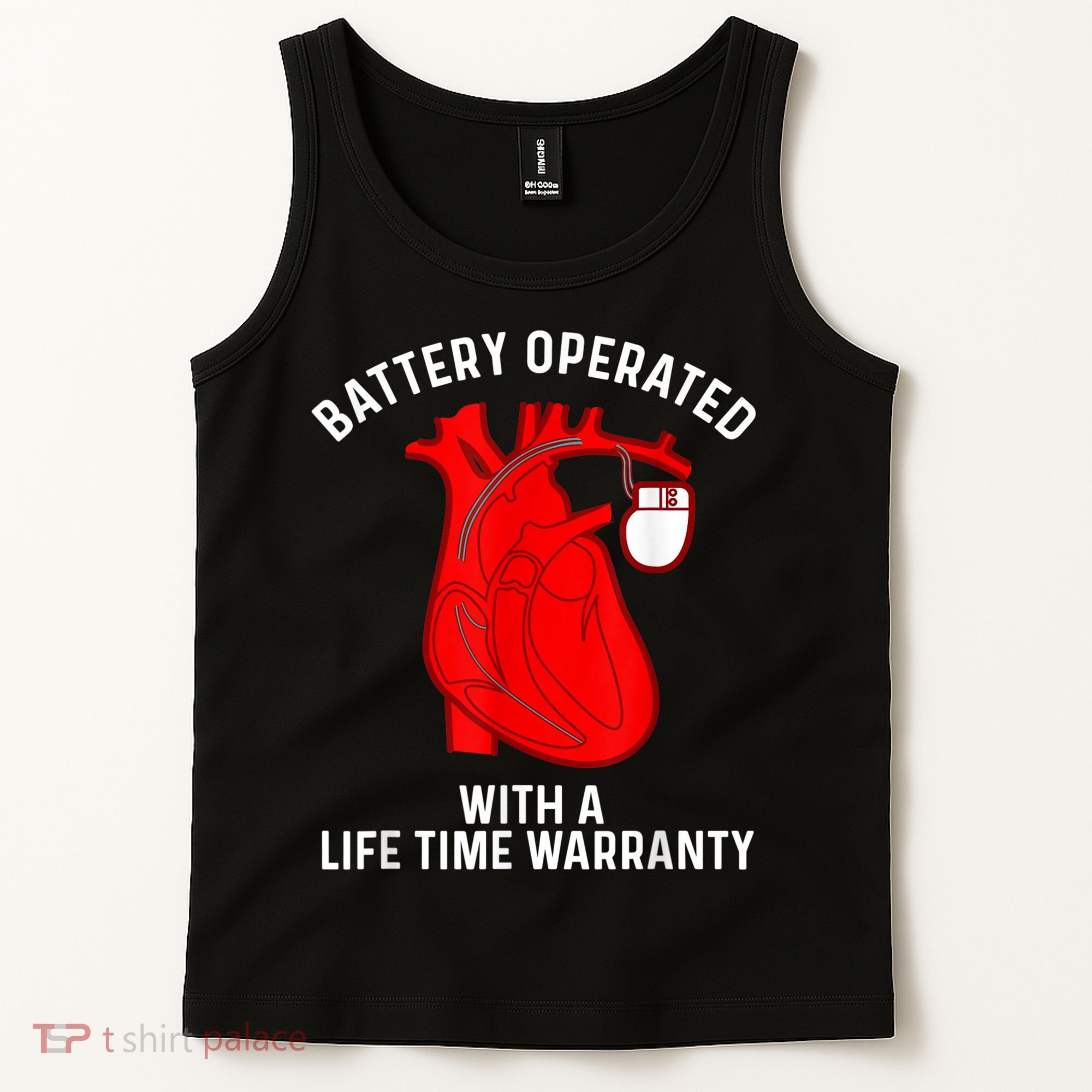 Cool Pacemaker Art For Men Women Artificial Heart Pacemaker Tank Top