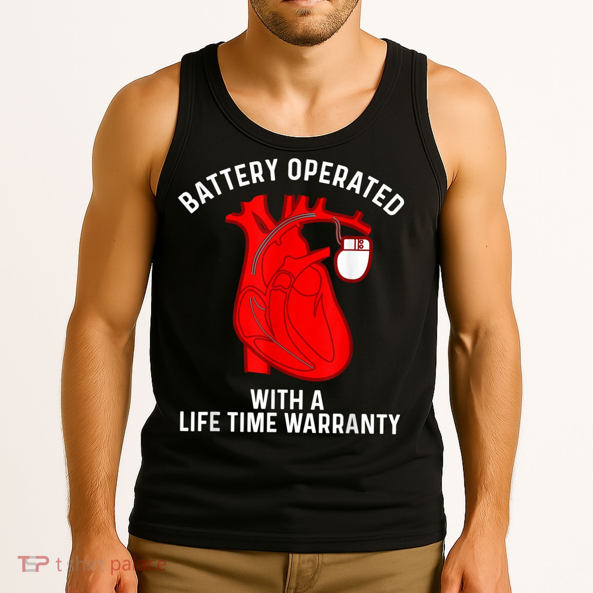 Cool Pacemaker Art For Men Women Artificial Heart Pacemaker Tank Top