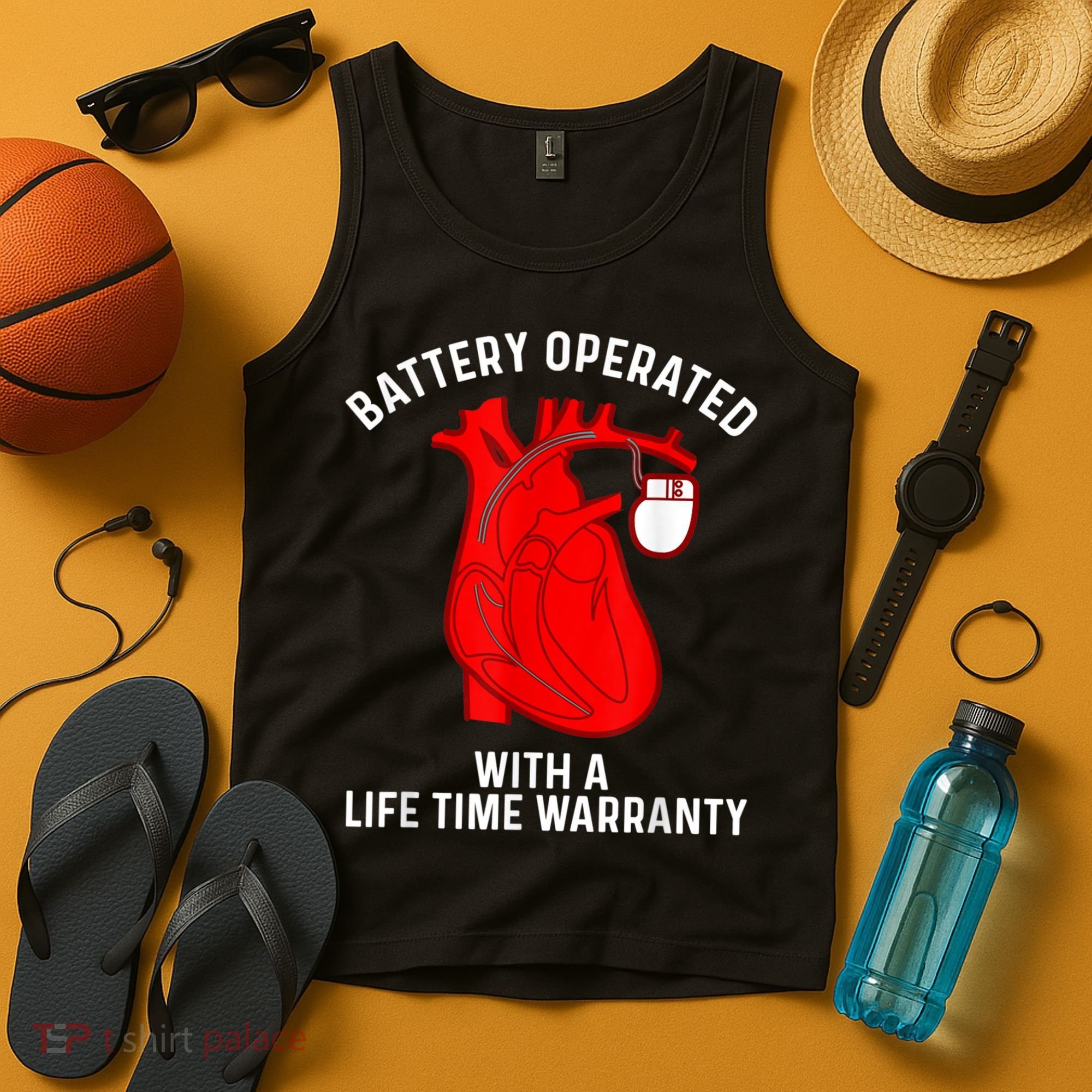 Cool Pacemaker Art For Men Women Artificial Heart Pacemaker Tank Top