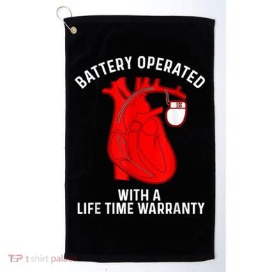 Cool Pacemaker Art For Men Women Artificial Heart Pacemaker Golf Towel