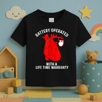 Cool Pacemaker Art For Men Women Artificial Heart Pacemaker Toddler T-Shirt thumb 3