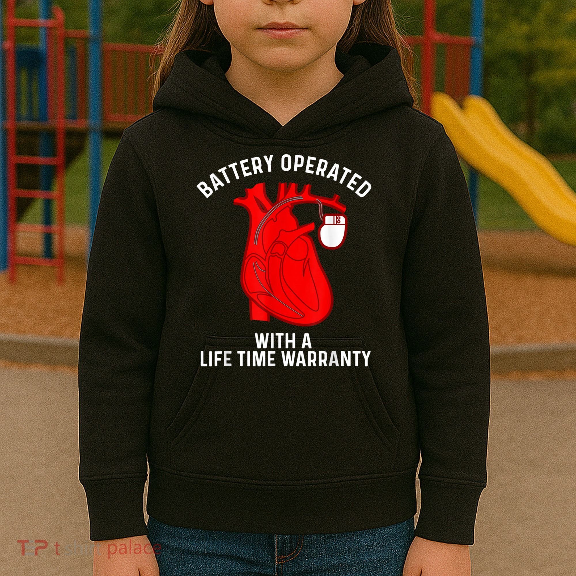 Cool Pacemaker Art For Men Women Artificial Heart Pacemaker Kids Hoodie