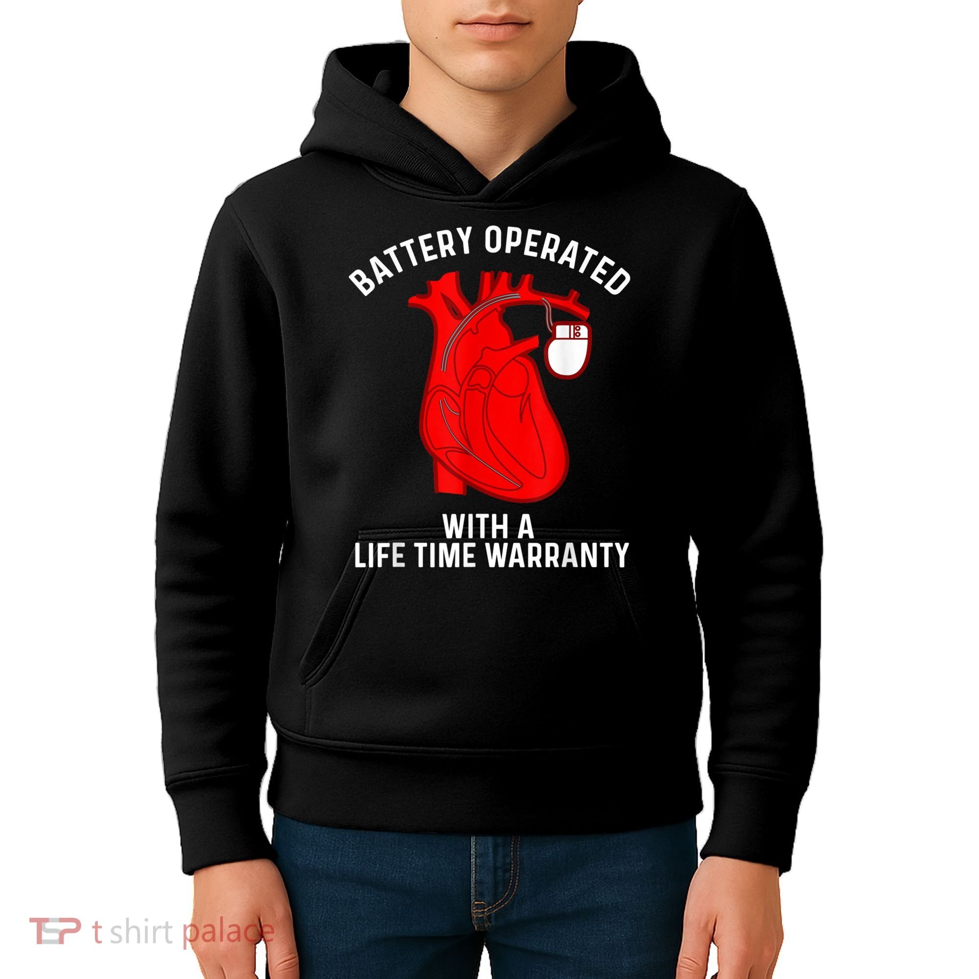Cool Pacemaker Art For Men Women Artificial Heart Pacemaker Kids Hoodie
