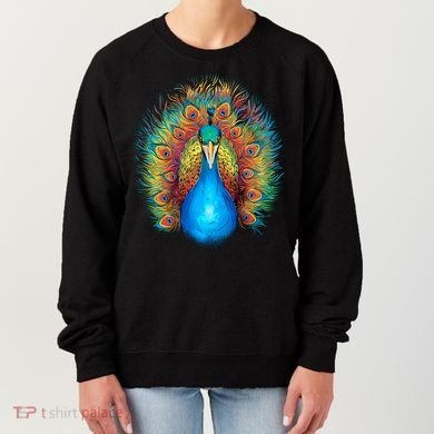 Colorful Peacock Art Women's Sweatshirt