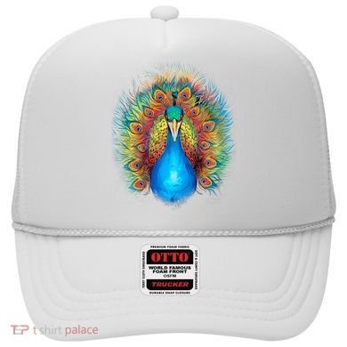 Colorful Peacock Art Hat