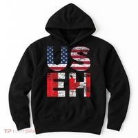 Canadian Pride American USA USEH US Flag Canada Hoodie thumb 0