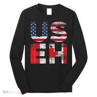 Canadian Pride American USA USEH US Flag Canada Long Sleeve Shirt thumb 0