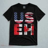Canadian Pride American USA USEH US Flag Canada T-Shirt thumb 5