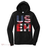 Canadian Pride American USA USEH US Flag Canada Women's Hoodie thumb 0