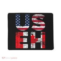 Canadian Pride American USA USEH US Flag Canada Mousepad thumb 0