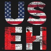 Canadian Pride American USA USEH US Flag Canada Baby Bodysuit thumb 2