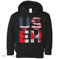Canadian Pride American USA USEH US Flag Canada Toddler Hoodie thumb 0