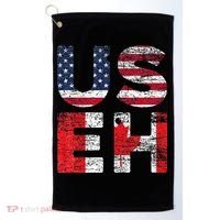 Canadian Pride American USA USEH US Flag Canada Golf Towel thumb 0