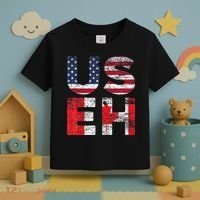 Canadian Pride American USA USEH US Flag Canada Toddler T-Shirt thumb 3