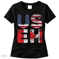 Canadian Pride American USA USEH US Flag Canada Women's T-Shirt thumb 0