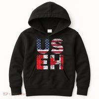Canadian Pride American USA USEH US Flag Canada Kids Hoodie thumb 0