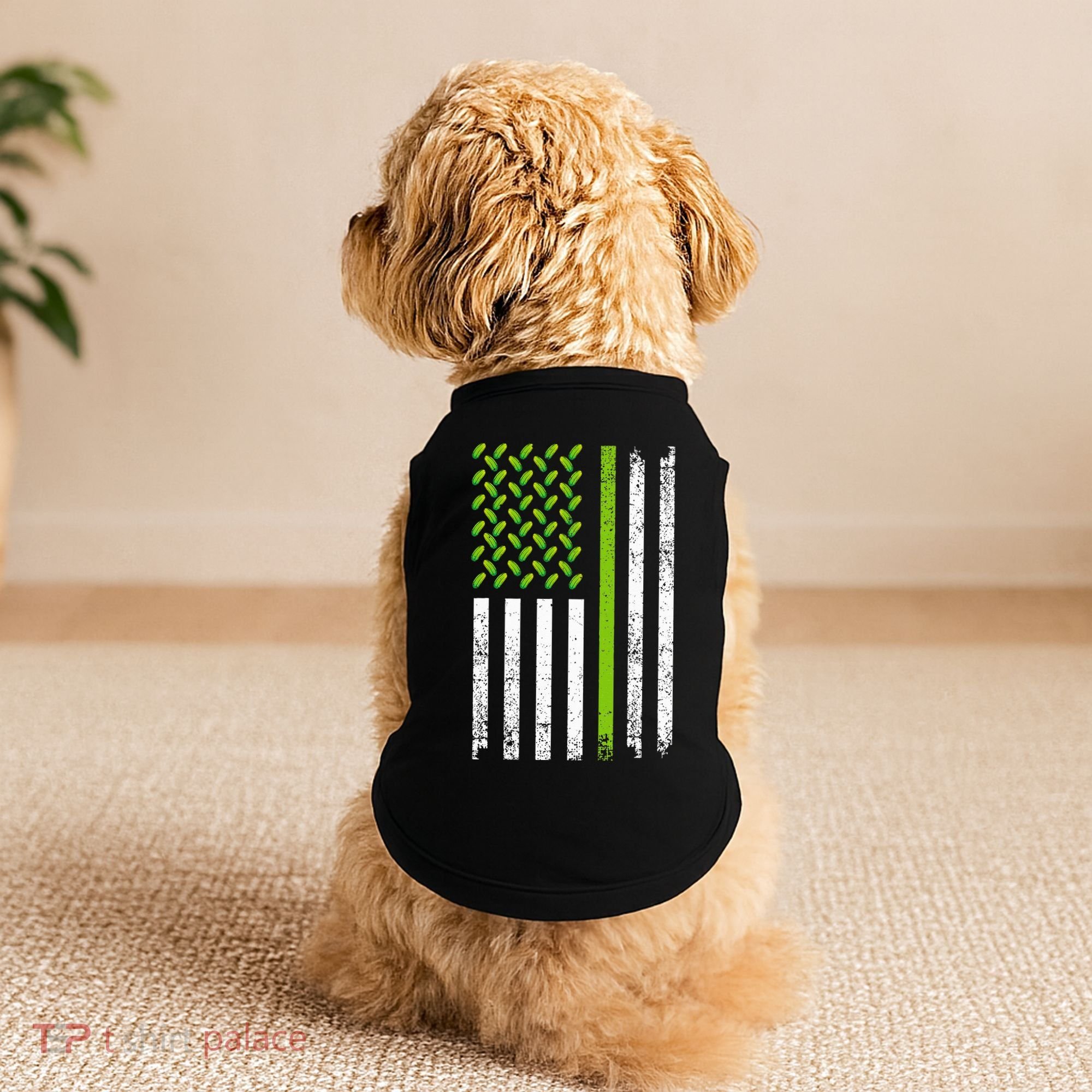 Cool Pickle Art Gag Dill Pickle Costume Doggie Tank