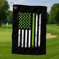 Cool Pickle Art Gag Dill Pickle Costume Golf Towel thumb 1