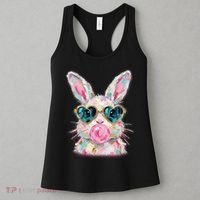Cute Pop Art Bubblegum Easter Bunny Women's Tank Top thumb 3