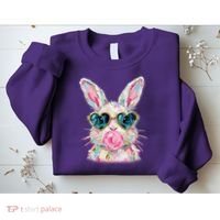 Cute Pop Art Bubblegum Easter Bunny Sweatshirt thumb 2