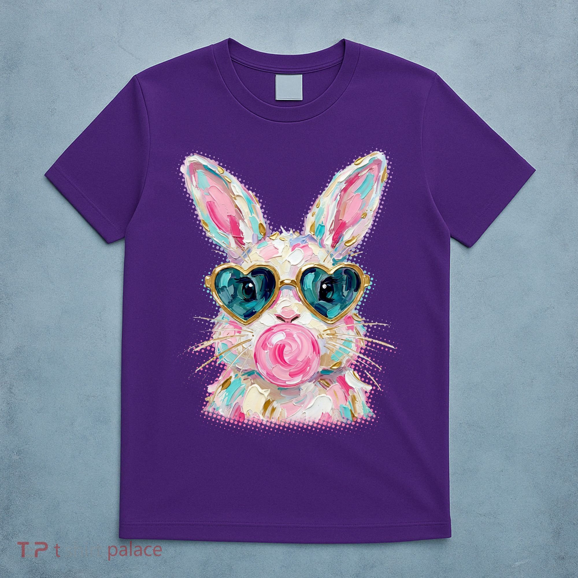 Cute Pop Art Bubblegum Easter Bunny T-Shirt